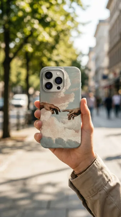 iPhone 11 Kılıf - Creation Of Adam gallery 1