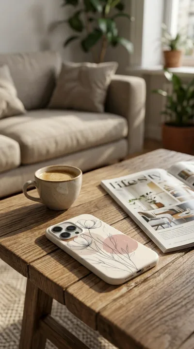 iPhone 11 Kılıf - Minimal Çiçekler gallery 1