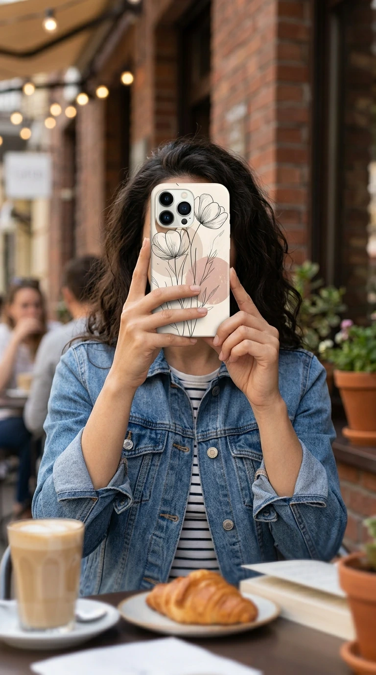 iPhone 11 Kılıf - Minimal Çiçekler gallery 2