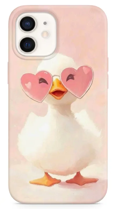 iPhone 12 Mini Kılıf - Küçük Sevimli Ördek Yavrusu featured
