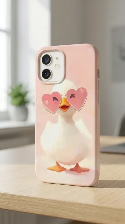 iPhone 12 Mini Kılıf - Küçük Sevimli Ördek Yavrusu gallery 1