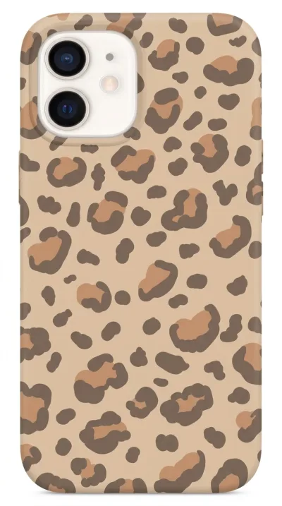 iPhone 12 Mini Kılıf - Pastel Leopar Deseni featured