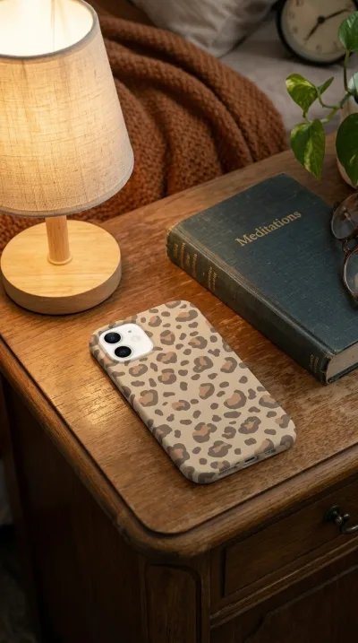 iPhone 12 Mini Kılıf - Pastel Leopar Deseni gallery 1