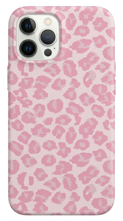 iPhone 12 Pro Kılıf - Pembe Leopar Desen featured
