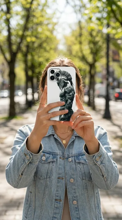 iPhone 12 Pro Kılıf - Yalnız Savaşçı Şovalye gallery 1