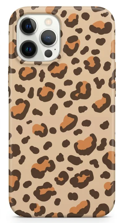 iPhone 12 Pro Max Kılıf - Pastel Leopar Deseni featured