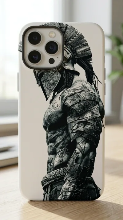 iPhone 12 Pro Max Kılıf - Yalnız Savaşçı Şovalye gallery 1