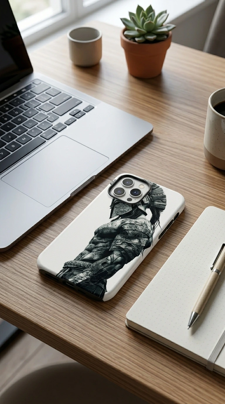 iPhone 12 Pro Max Kılıf - Yalnız Savaşçı Şovalye gallery 2