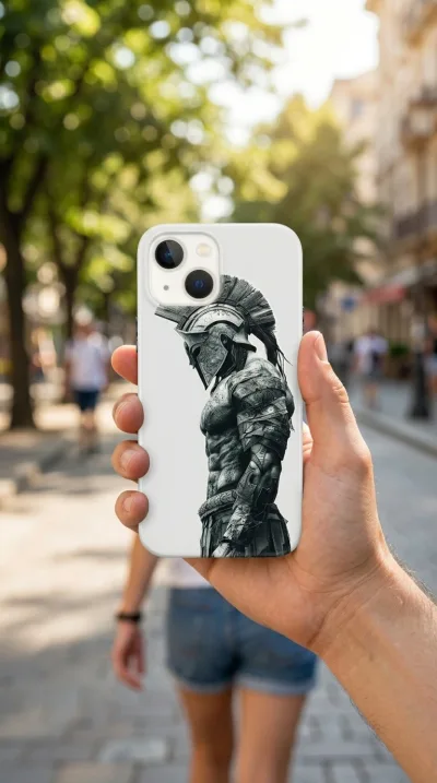 iPhone 13 Kılıf - Yalnız Savaşçı Şovalye gallery 1