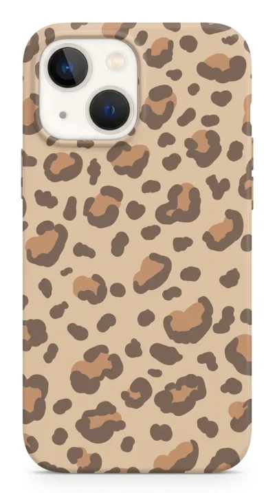 iPhone 13 Mini Kılıf - Pastel Leopar Deseni featured