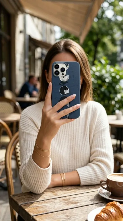 iPhone 13 Pro Max Kılıf - Ay Dönümü Kedi gallery 1