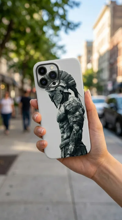 iPhone 13 Pro Max Kılıf - Yalnız Savaşçı Şovalye gallery 1