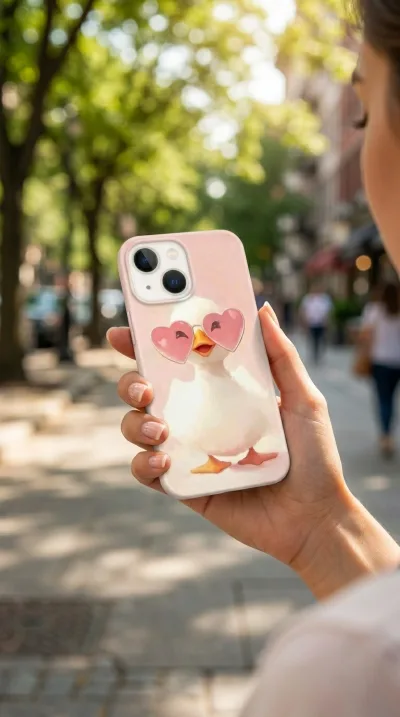 iPhone 14 Kılıf - Küçük Sevimli Ördek Yavrusu gallery 1