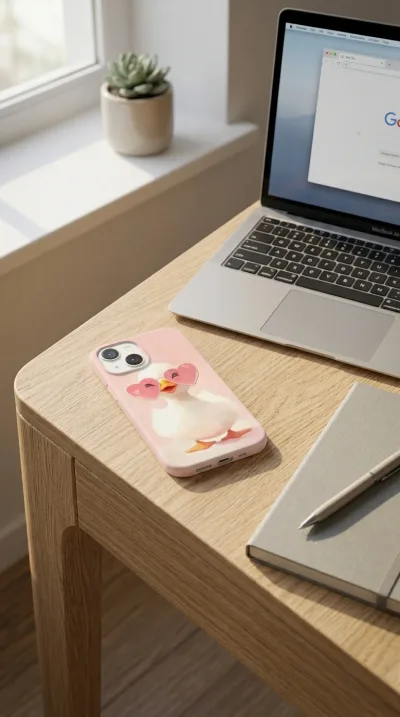 iPhone 14 Plus Kılıf - Küçük Sevimli Ördek Yavrusu gallery 1