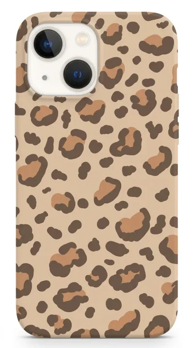 iPhone 14 Plus Kılıf - Pastel Leopar Deseni featured