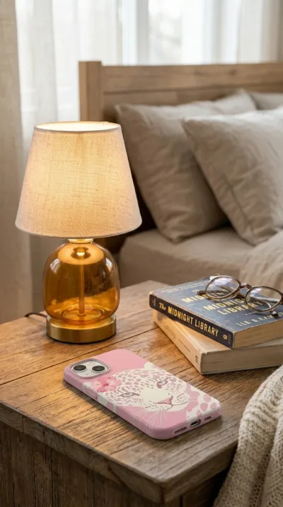 iPhone 14 Plus Kılıf - Pembe Çiçekli Leopar gallery 1