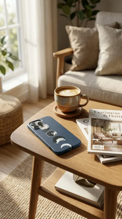 iPhone 14 Pro Kılıf - Ay Dönümü Kedi gallery 1