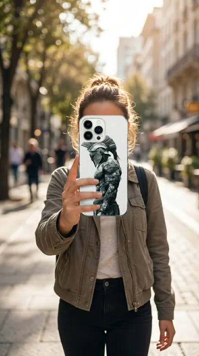 iPhone 15 Pro Kılıf - Yalnız Savaşçı Şovalye gallery 1