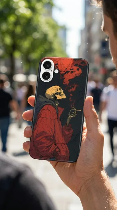 iPhone 16 Kılıf - İskelet Adam gallery 1