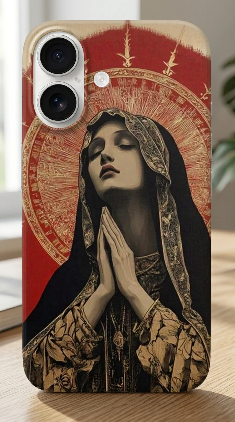 iPhone 16 Kılıf - Meryem Ana gallery 1