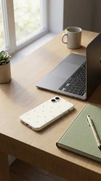 iPhone 16 Kılıf - Minimal Çiçekler gallery 1