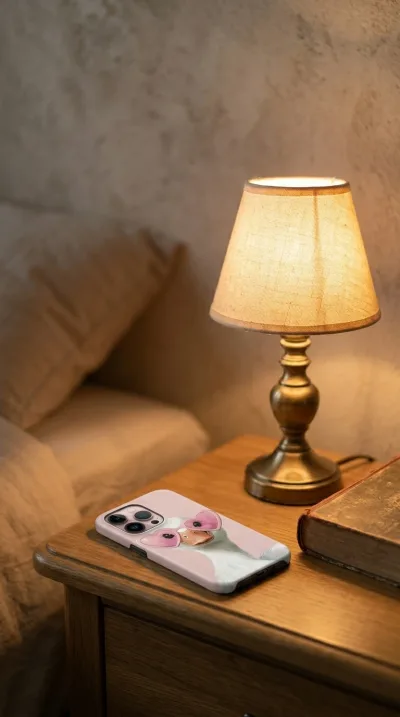 iPhone 16 Pro Kılıf - Pembe Gözlüklü Ördek Çizim gallery 1