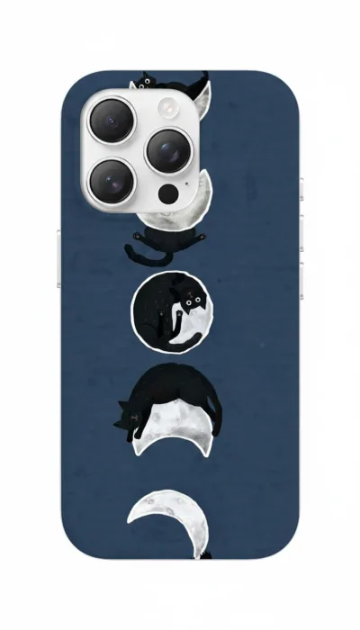 iPhone 16 Pro Max Kılıf - Ay Dönümü Kedi featured