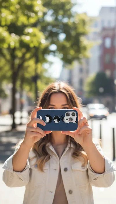 iPhone 16 Pro Max Kılıf - Ay Dönümü Kedi gallery 1