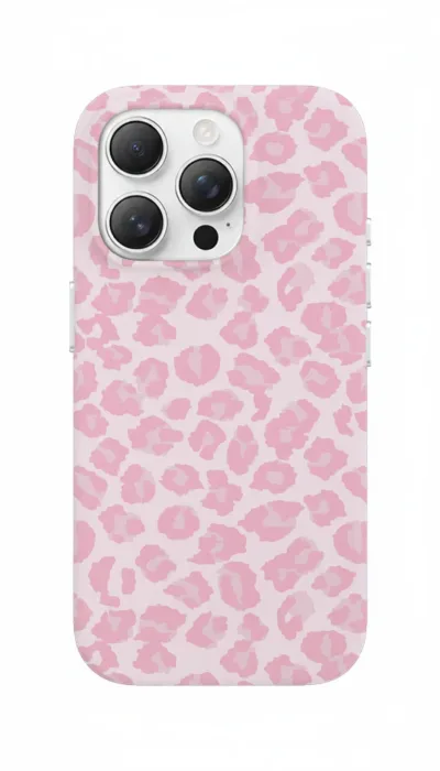 iPhone 16 Pro Max Kılıf - Pembe Leopar Desen featured