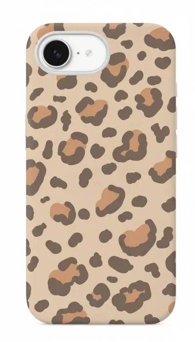 iPhone 16E Kılıf - Pastel Leopar Deseni featured