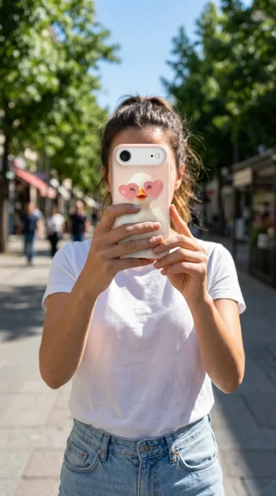 iPhone 17 Air Kılıf - Küçük Sevimli Ördek Yavrusu gallery 1