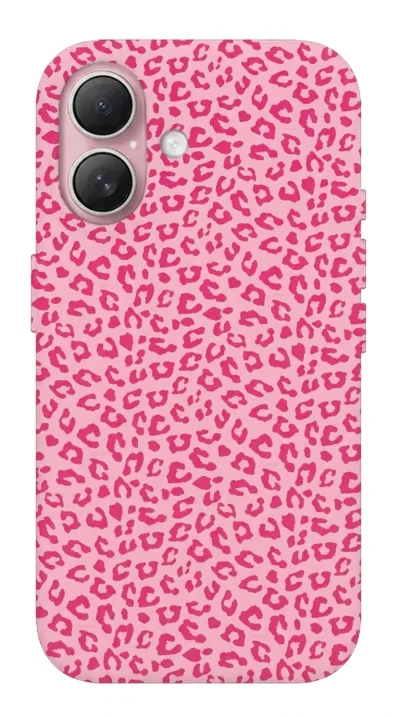 iPhone 17 Kılıf - Pembe Canlı Leopar Desen featured