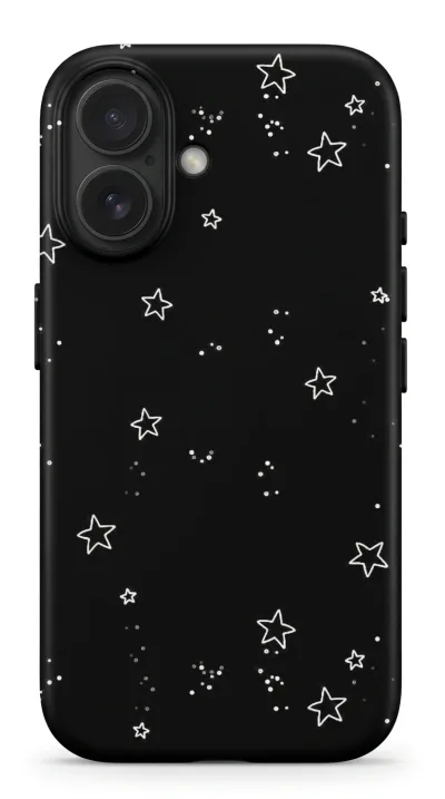 iPhone 17 Kılıf - Yıldız Desenli Siyah Gökyüzü featured