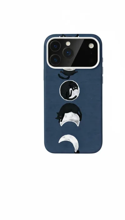 iPhone 17 Pro Kılıf - Ay Dönümü Kedi featured