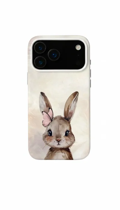 iPhone 17 Pro Kılıf - Sevimli Küçük Tavşan Çizim featured