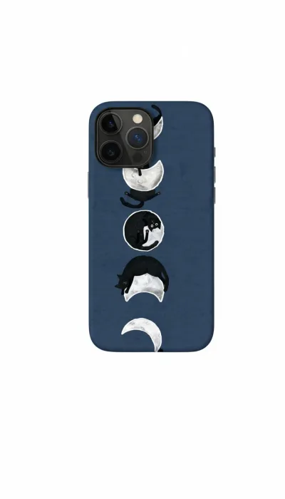 iPhone 17 Pro Max Kılıf - Ay Dönümü Kedi featured