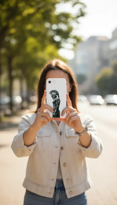 iPhone 7/7s Kılıf - Yalnız Savaşçı Şovalye gallery 1