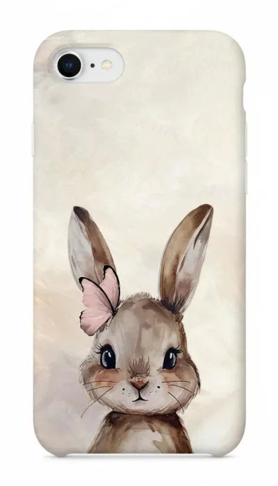 iPhone 8 Kılıf - Sevimli Küçük Tavşan Çizim featured