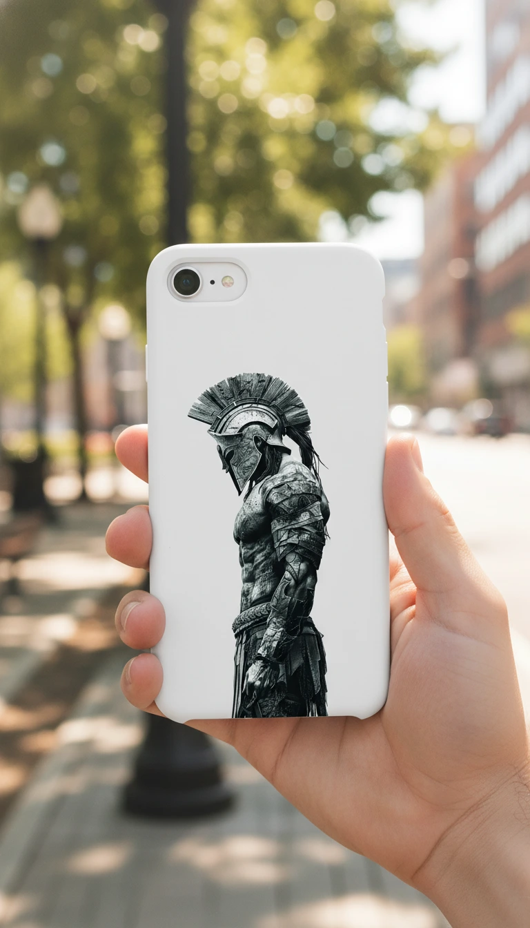 iPhone 8 Kılıf - Yalnız Savaşçı Şovalye gallery 1