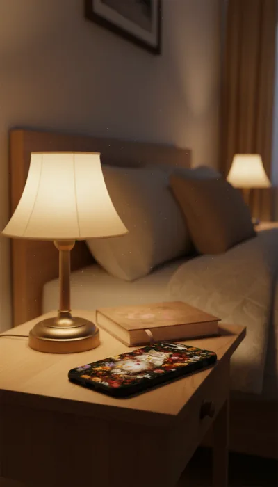 iPhone 8 Plus Kılıf - Çiçek Bahçesinde Uyuyan Kedi gallery 1