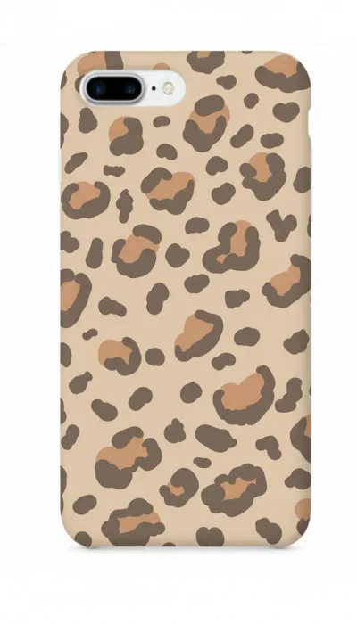 iPhone 8 Plus Kılıf - Pastel Leopar Deseni featured