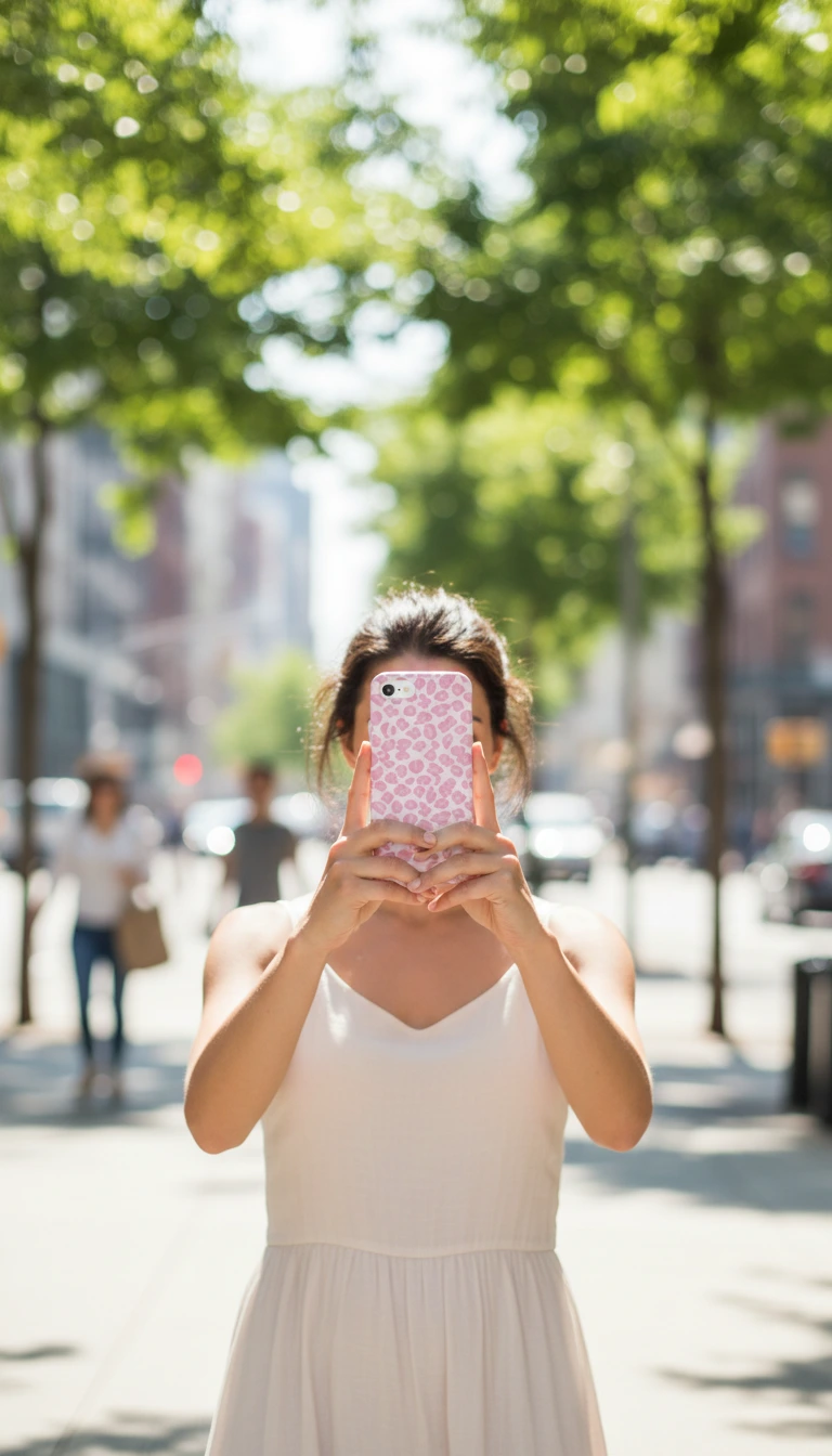 iPhone SE Kılıf - Pembe Leopar Desen gallery 2