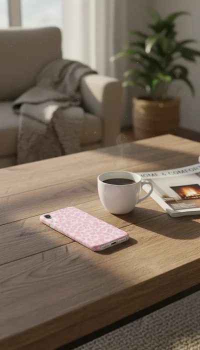 iPhone XR Kılıf - Pembe Leopar Desen gallery 1