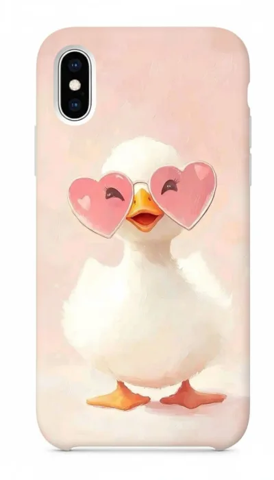 iPhone XS Kılıf - Küçük Sevimli Ördek Yavrusu featured