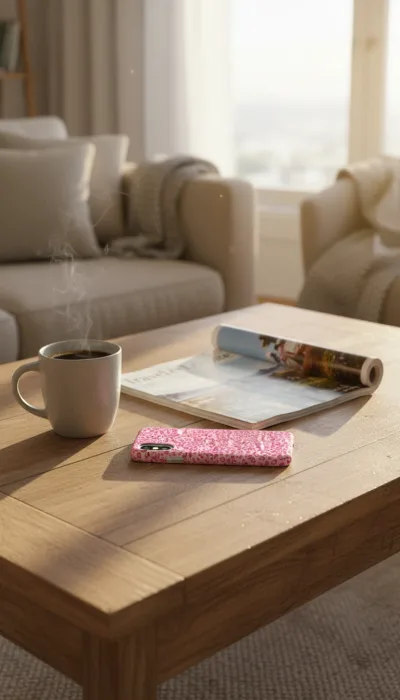 iPhone XS Kılıf - Pembe Canlı Leopar Desen gallery 1